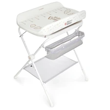 Детский пеленальный столик с ванночкой El Camino ME 1232 Cool Gray